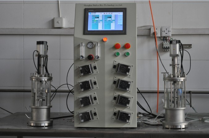 BLBIO-2GJ-2-A  2升二联离位灭菌机械搅拌玻璃发酵罐（台式）