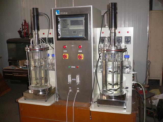 10升二联原位灭菌机械搅拌玻璃发酵罐BLBIO-10GJA-2-Ａ